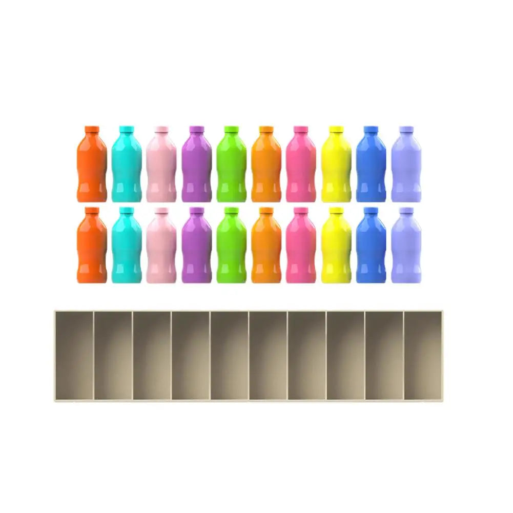 Wooden Bottle Guessing Game | Reusable Memory Puzzle Toy Memory Puzzle Toy QXL