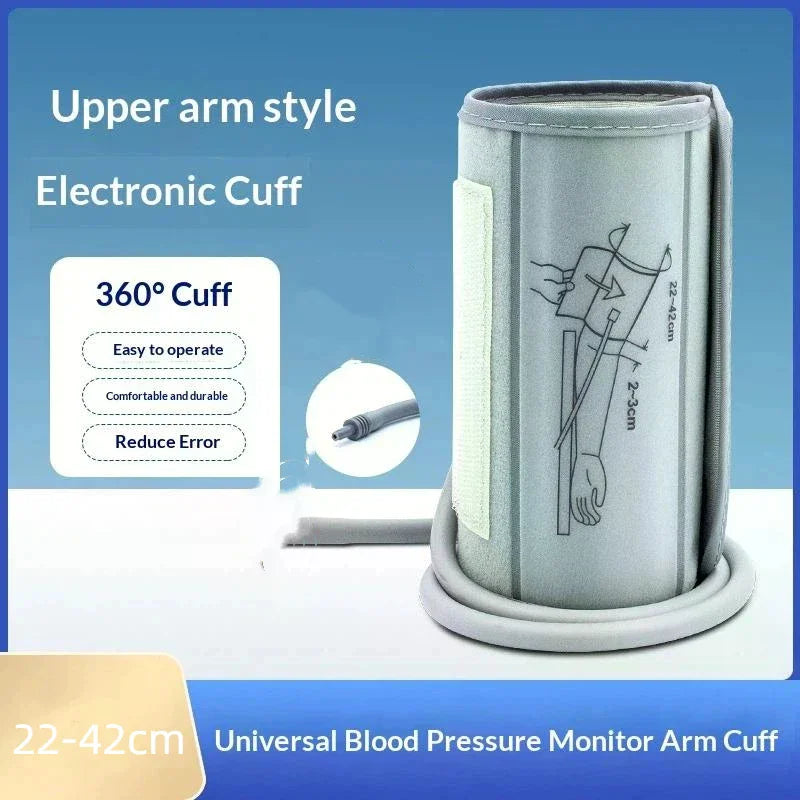 Universal Arm Cuff for Blood Pressure Monitor | 22–42cm Blood Pressure Cuff QXL