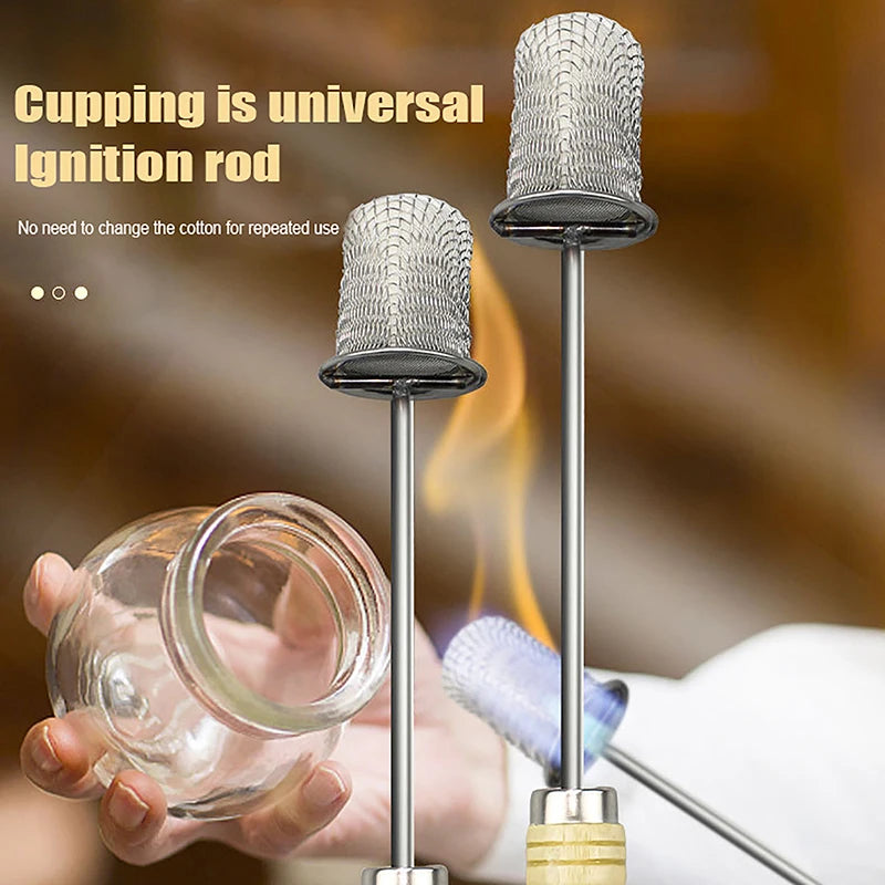 Fire Cupping Ignition Stick | Cotton Igniter Rod Tool Cupping Ignition Tool QXL