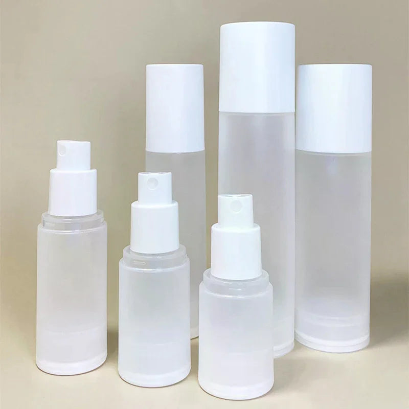 Refillable Vacuum Cosmetic Travel Bottles | Pump & Mist Spray Cosmetic Travel Bottle QXL