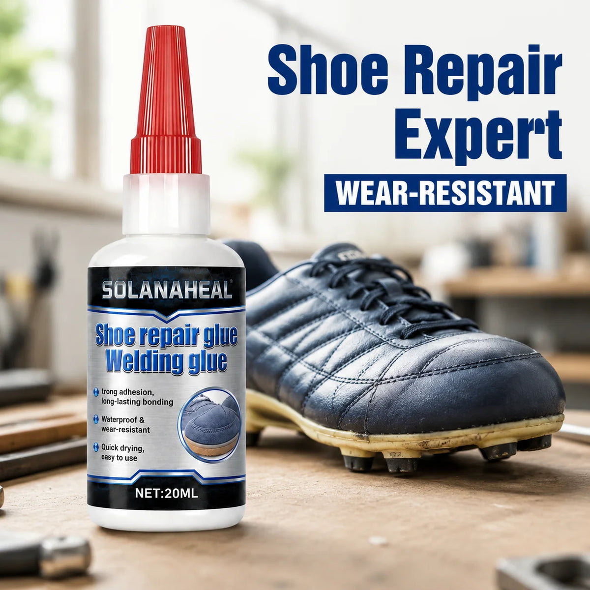 Waterproof Shoe Repair Glue | Strong Adhesive for Sneakers Shoe Repair Glue QXL