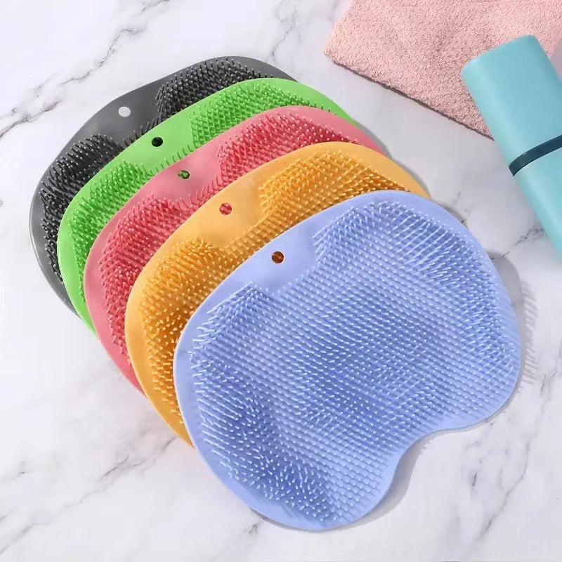 Anti-Slip Foot & Back Bath Scrubber Exfoliating Pad 30x23cm Bath Scrubber Pad QXL