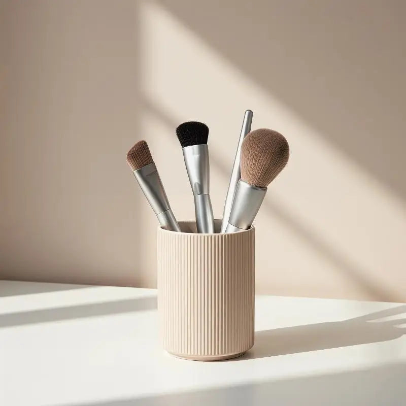 Soft Large Powder & Blush Makeup Brush | Synthetic Bristles Powder Blush Brush QXL