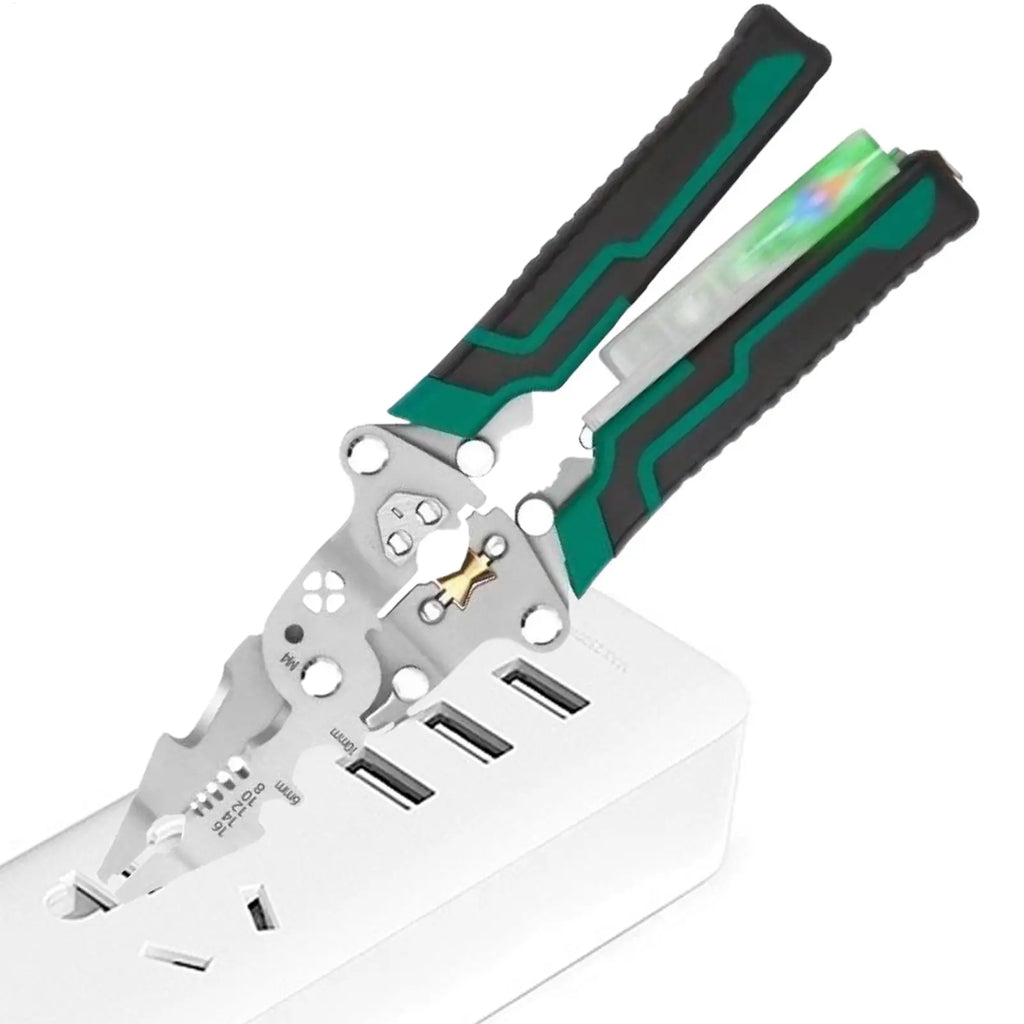 8-in-1 Wire Stripper & Voltage Tester | AC DC Detector Tool Wire Stripper Tool QXL