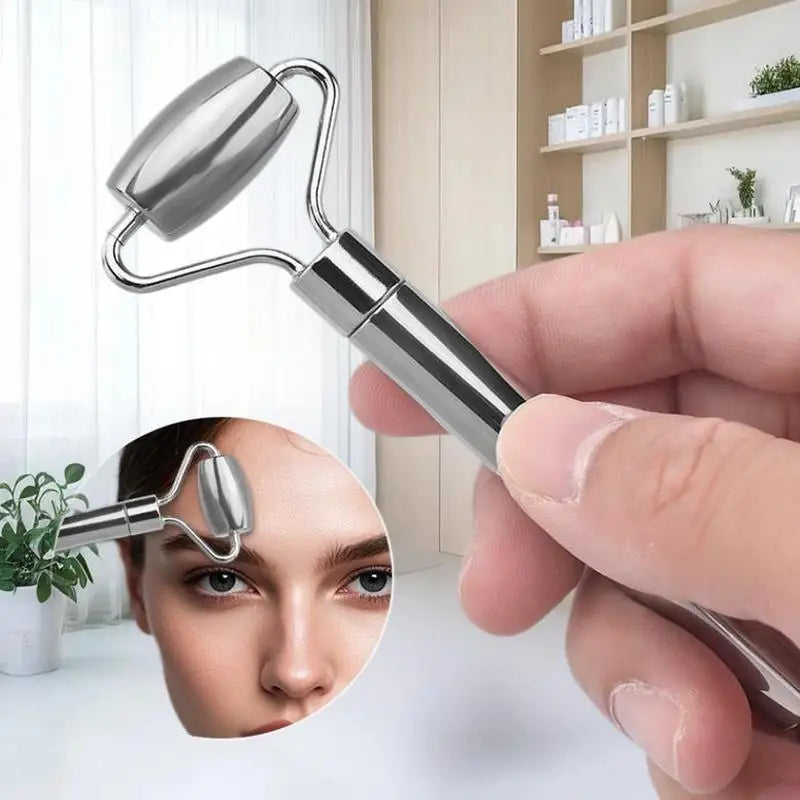 Stainless Steel Facial Roller & Gua Sha Massage Tool Facial Massage Tool QXL