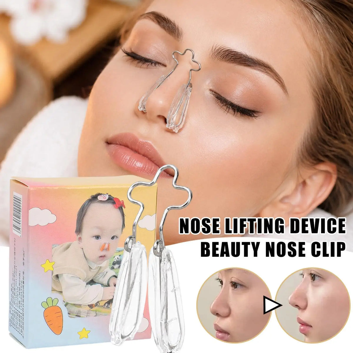 Transparent Silicone Nose Shaper Clip | Lifting & Slimming Tool Nose Shaper Clip QXL