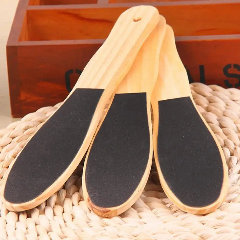 FUMOSIK Double-Sided Wooden Foot File & Callus Remover Foot File Rasp QXL