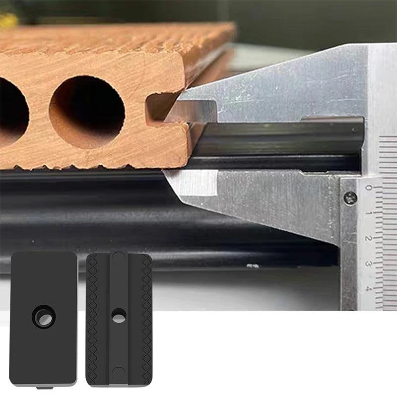 100-Pack Dovetail WPC Deck Clips | Hidden Decking Fasteners Decking Fastener Clips QXL