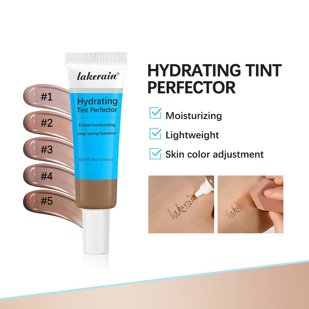 Lakerain Hydrating Tint Perfector | Ceramide Foundation 28ml Tinted Foundation QXL