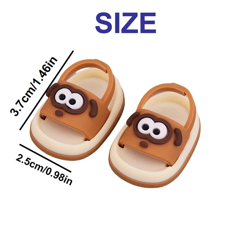 Mini PVC Doll Shoes for 15/17cm Blind Box Collectible Dolls Doll Shoes QXL