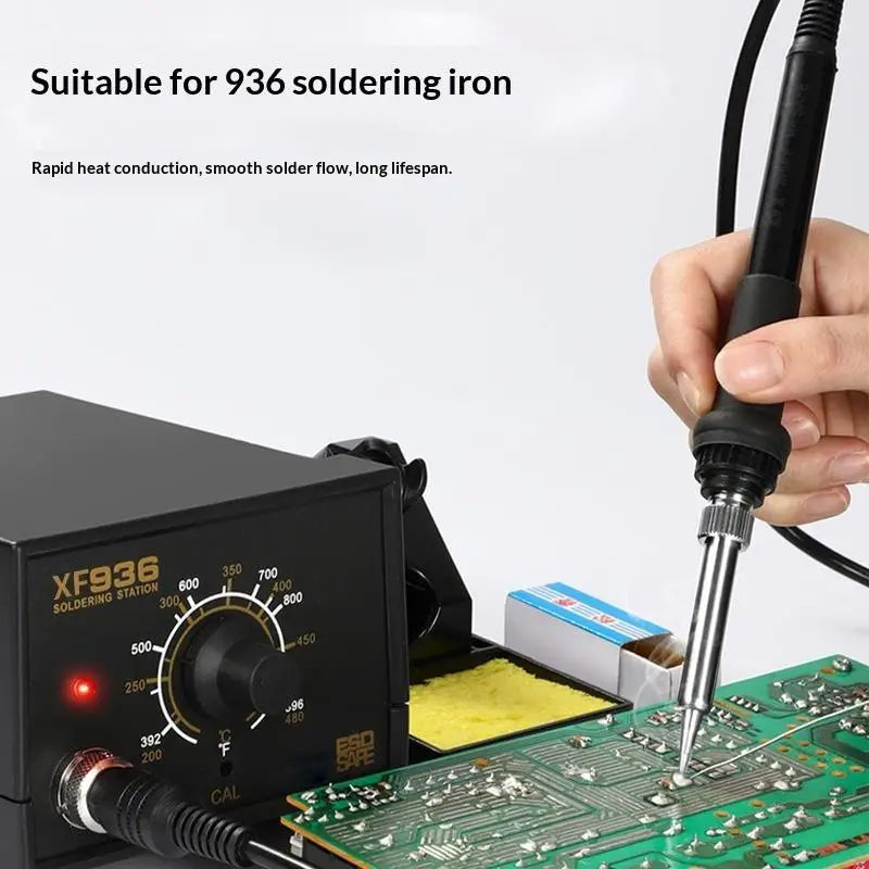 Pure Copper 900M-T Soldering Iron Tips Set – 5 or 10 Pcs Soldering Iron Tips QXL