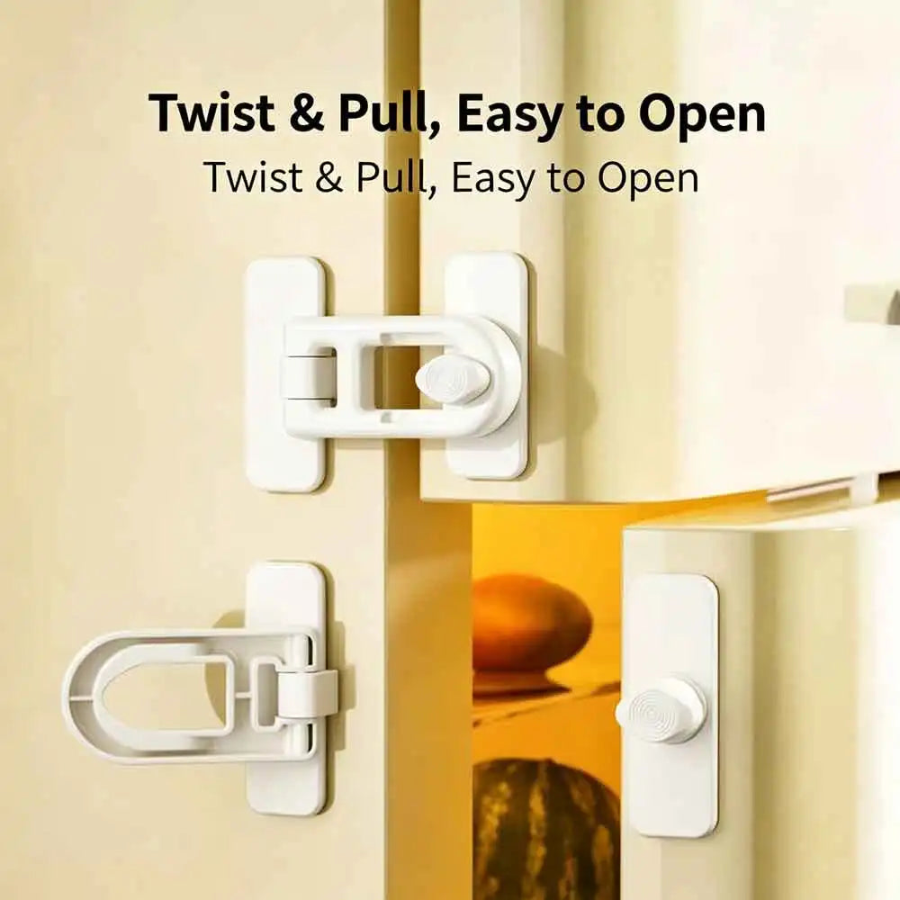 Baby Safety Cabinet Lock | Drawer & Fridge Door Latch Baby Safety Lock QXL