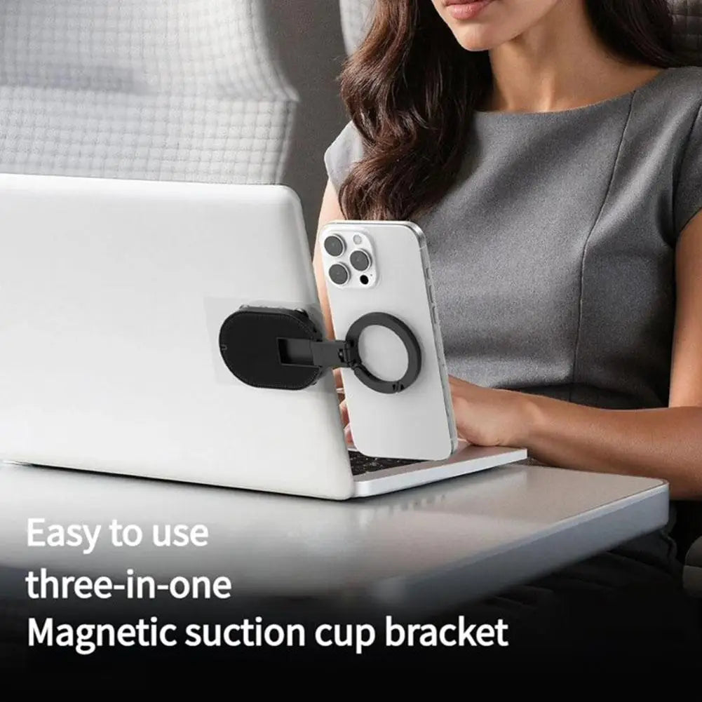 360° Magnetic Car Phone Mount | Foldable & Compact Holder Magnetic Car Mount QXL