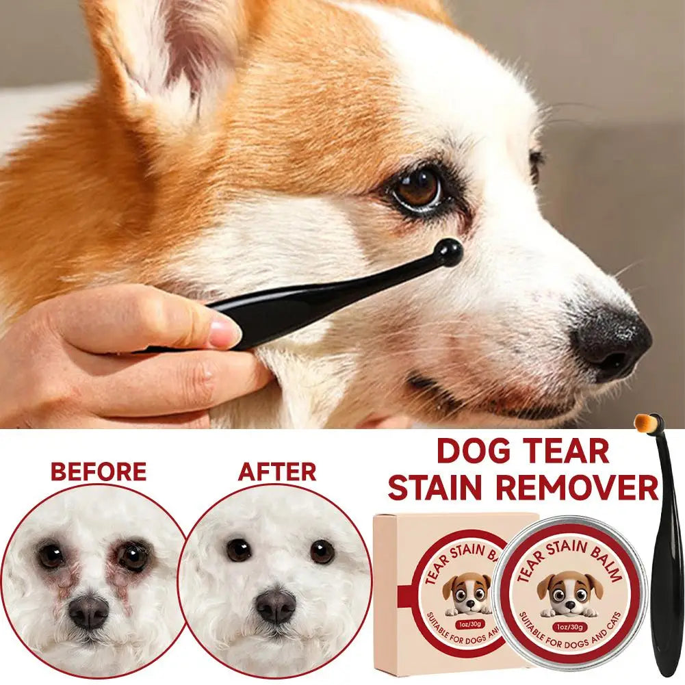 Tear Stain Cleaner Cream for Dogs & Cats – 30g Pet Eye Stain Cleaner QXL