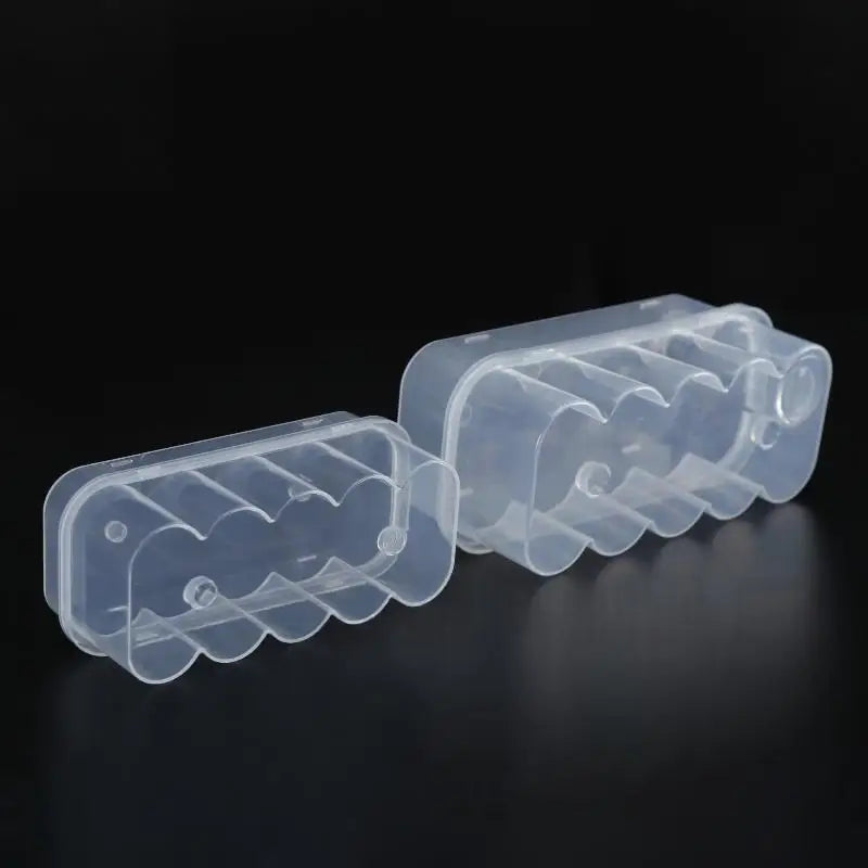 Stackable 3ml Vial Storage Box | Clear Freezer Organizer 4/10 Pack Vial Storage Case QXL