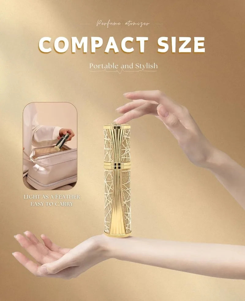 5ml Refillable Perfume Atomiser | Leakproof Travel Spray Bottle Perfume Atomiser QXL