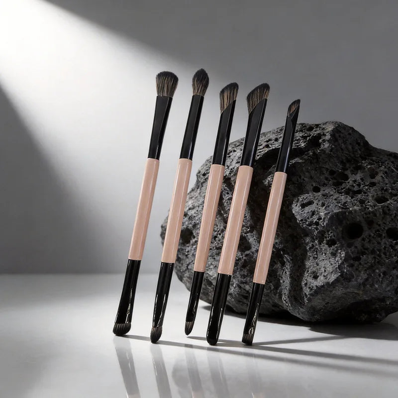 5-Piece Makeup Brush Set | Concealer, Contour & Eye Brushes Makeup Brush Set QXL