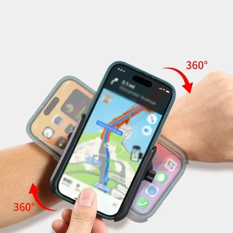 360° Rotating Armband Phone Holder for iPhone & Samsung Phone Armband Holder QXL