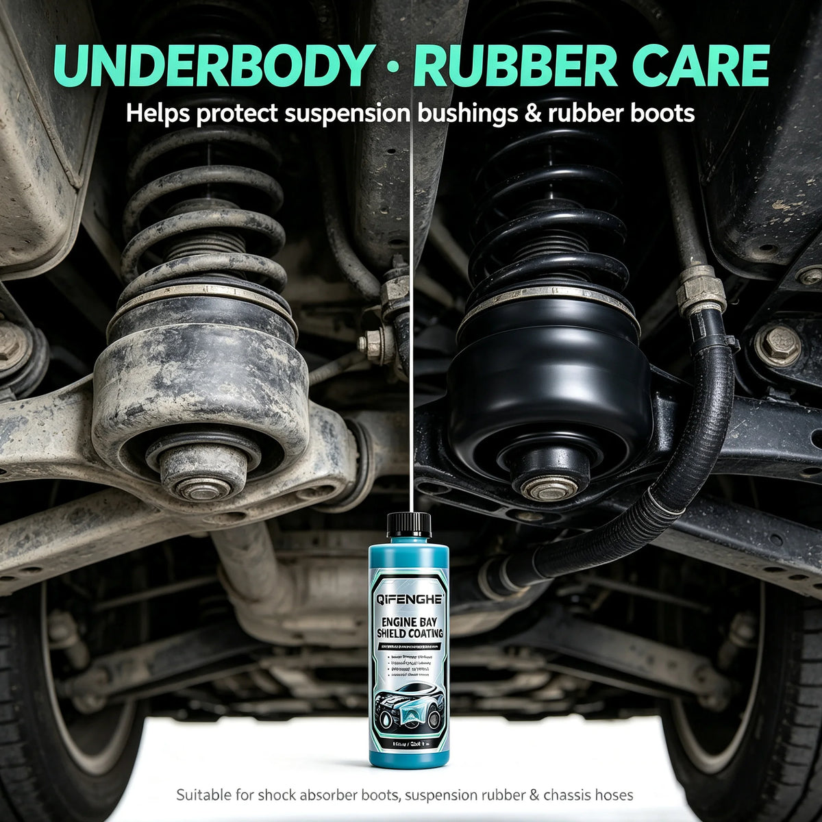 Engine Bay Shield Coating 100ml | Heat & Moisture Resistant Engine Bay Coating QXL