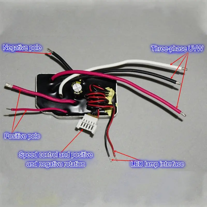Brushless Motor Driver Board 15–22V 300W Hall Sensor Motor Driver Board QXL