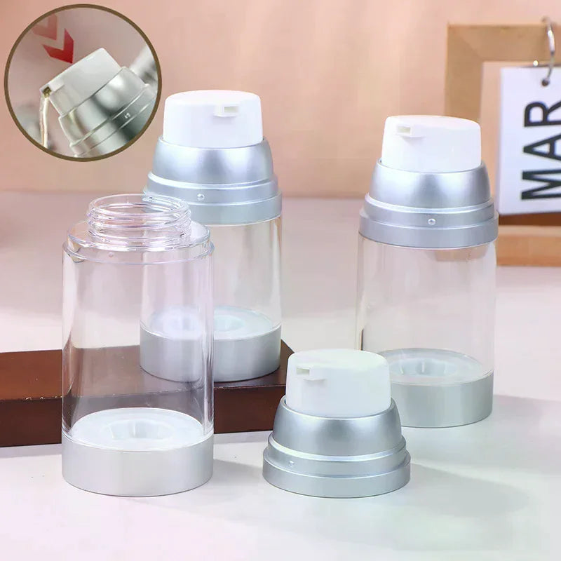 Refillable Airless Pump Jar 100/120/150ml | Travel Cream Bottle Airless Pump Jar QXL