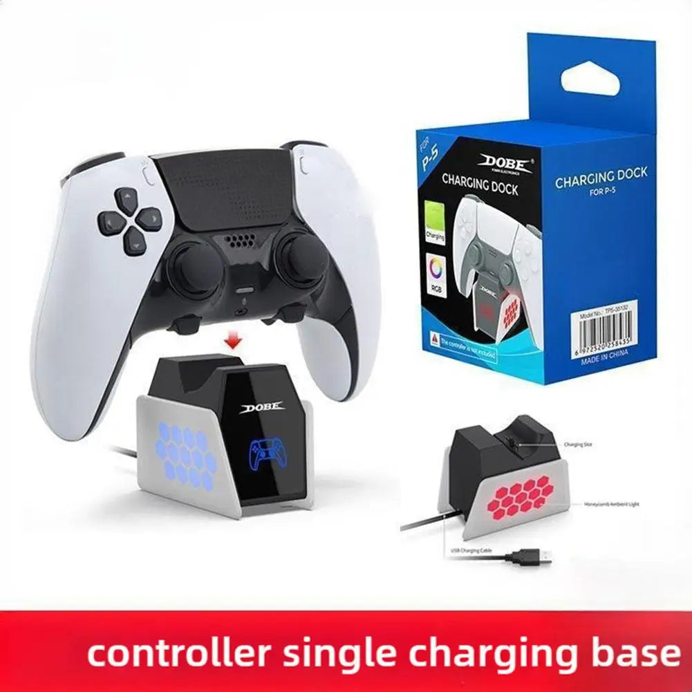 PS5 Controller Charging Dock Station with RGB Lights Controller Charging Dock QXL