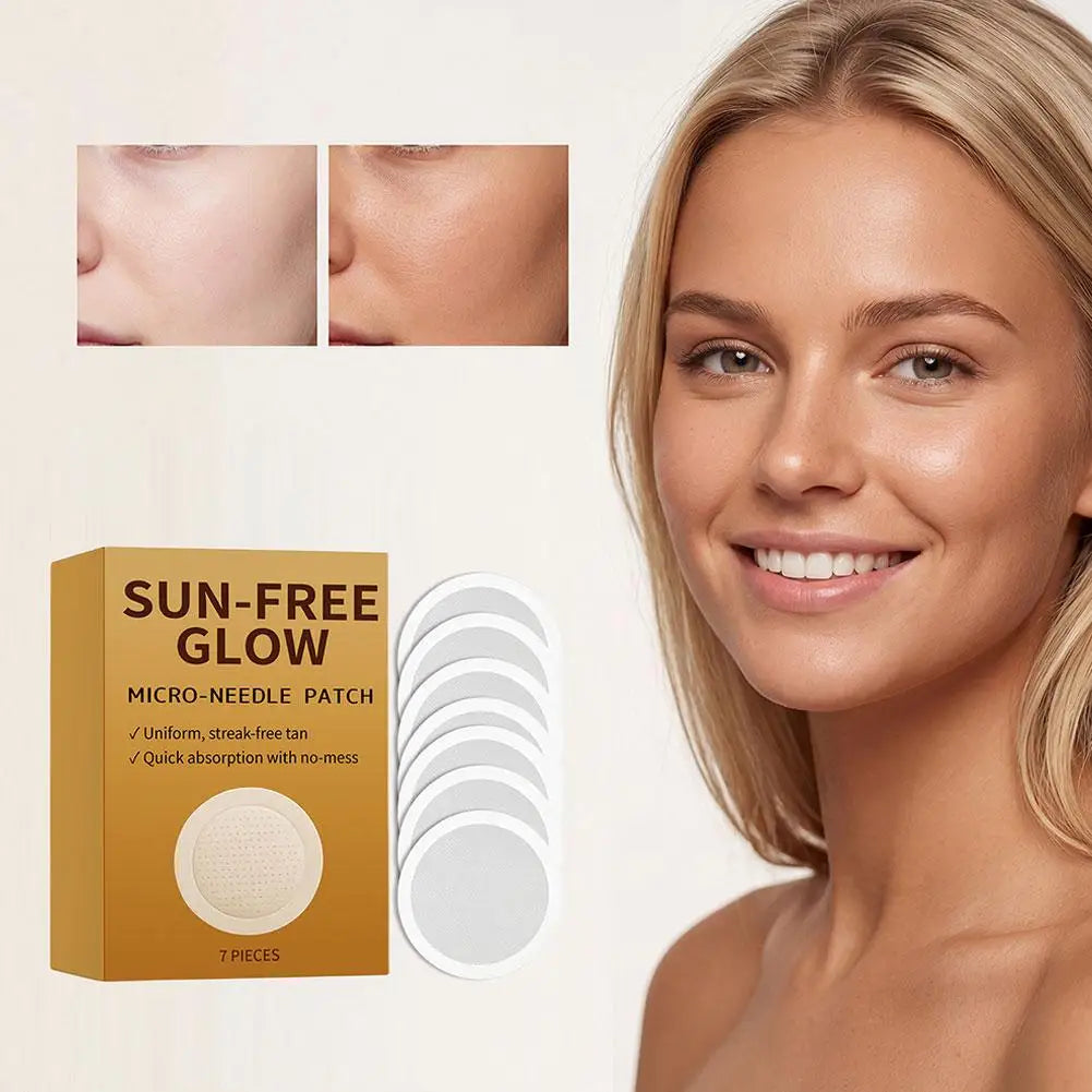 Sun Free Glow Microdart Tanning Patches | 7-Pack Self Tanning Patches QXL