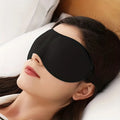 Ultra-Soft Sleep Eye Mask | Light Blocking & Adjustable Sleep Eye Mask QXL Black