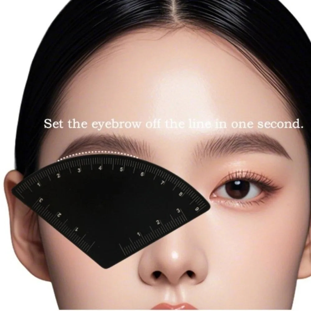Reusable Eyebrow Stencil Ruler | Brow Mapping Guide Tool Eyebrow Stencil Ruler QXL
