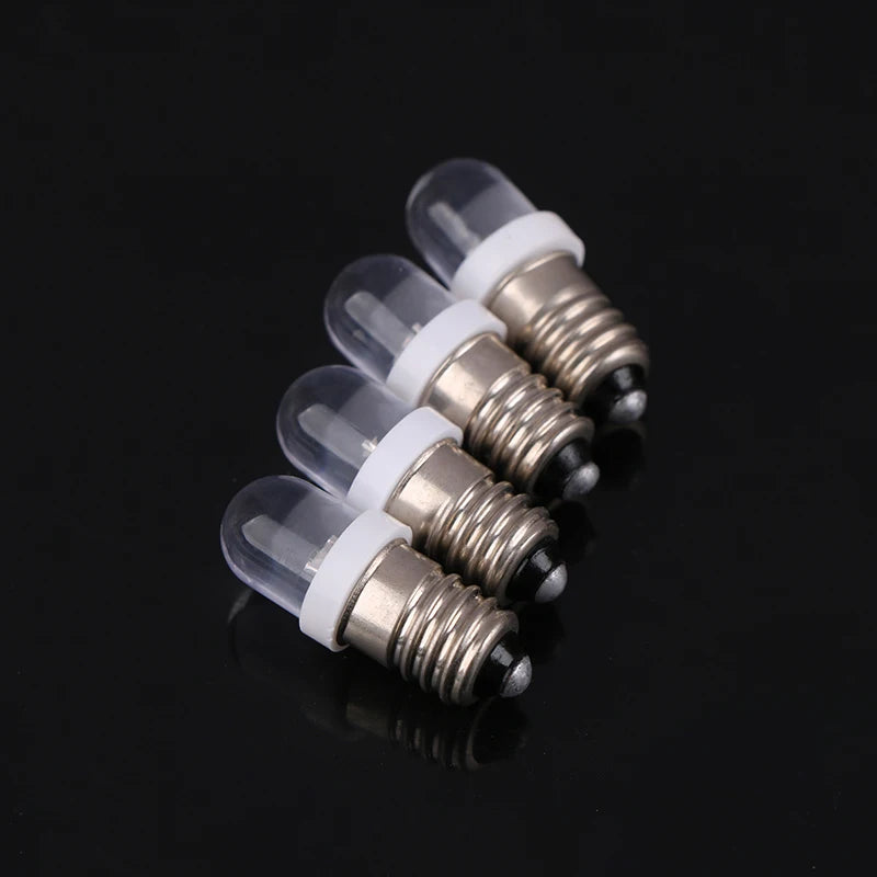 5-Pack E10 LED Bulbs DC 3V 6V 12V 24V Indicator Mini Light Miniature LED Bulb QXL