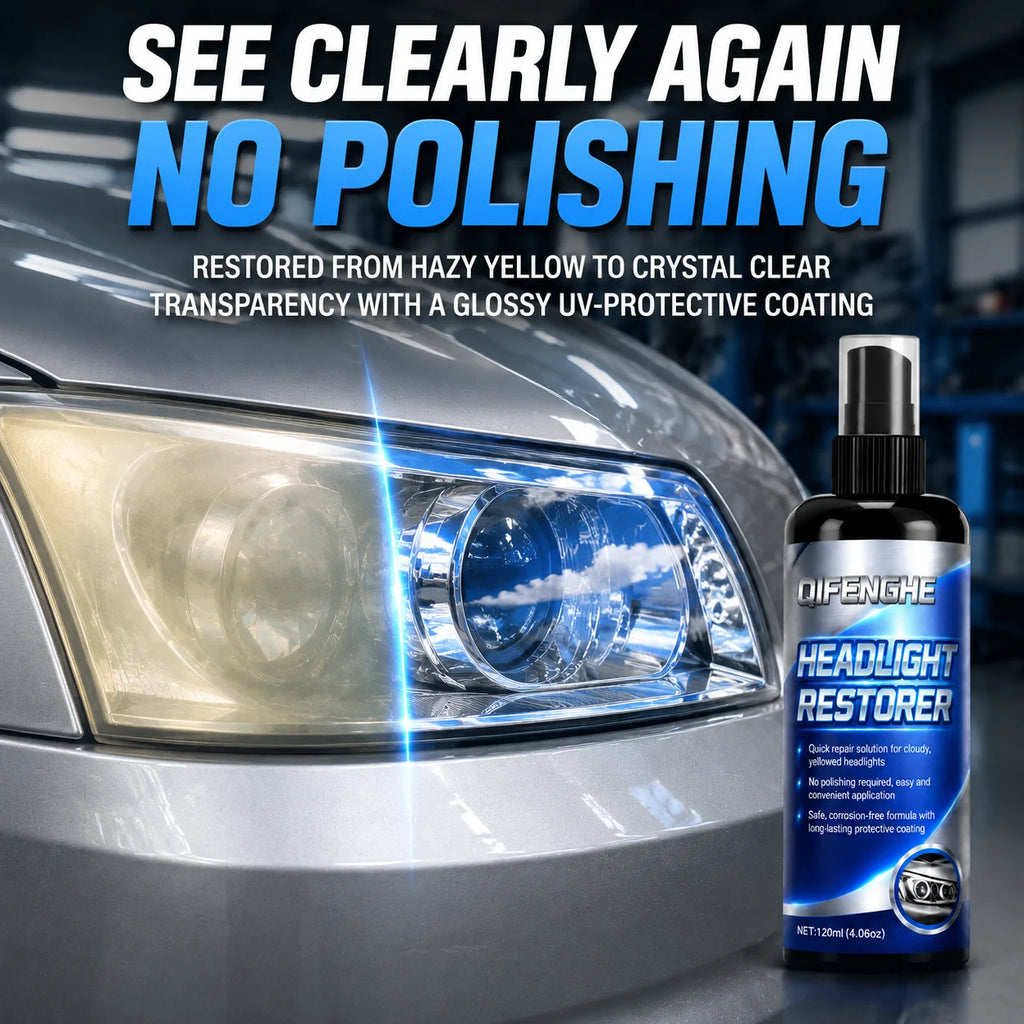 Headlight Restoration Spray – DIY Foggy Lens Restorer Headlight Restoration Spray QXL
