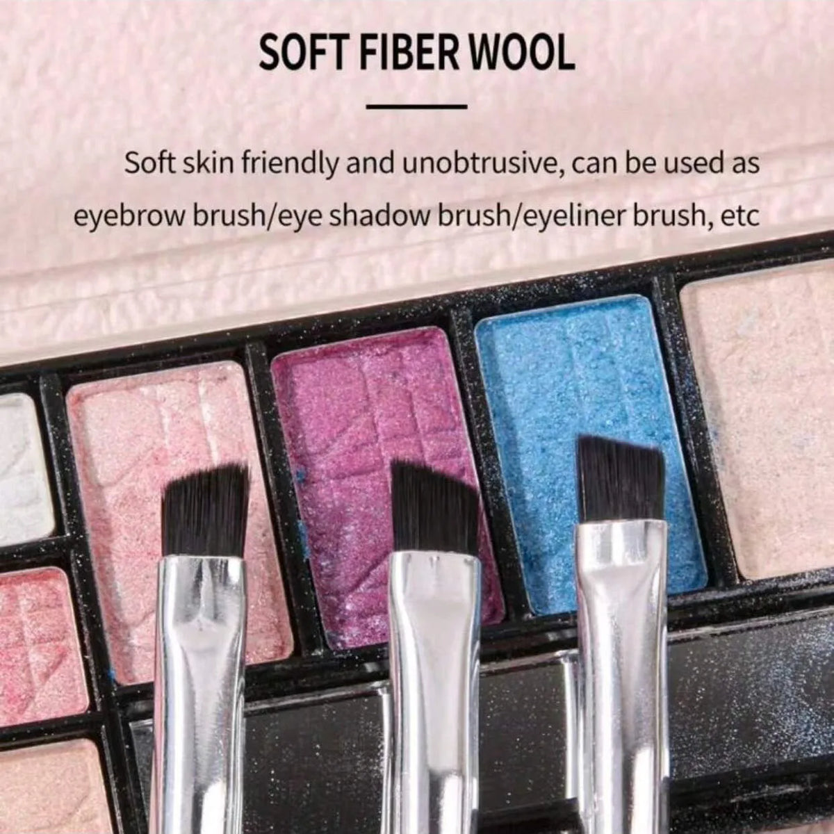 6-Piece Dual-Ended Eye Makeup Brush Set | Eyeliner & Brow Eye Makeup Brush Set QXL