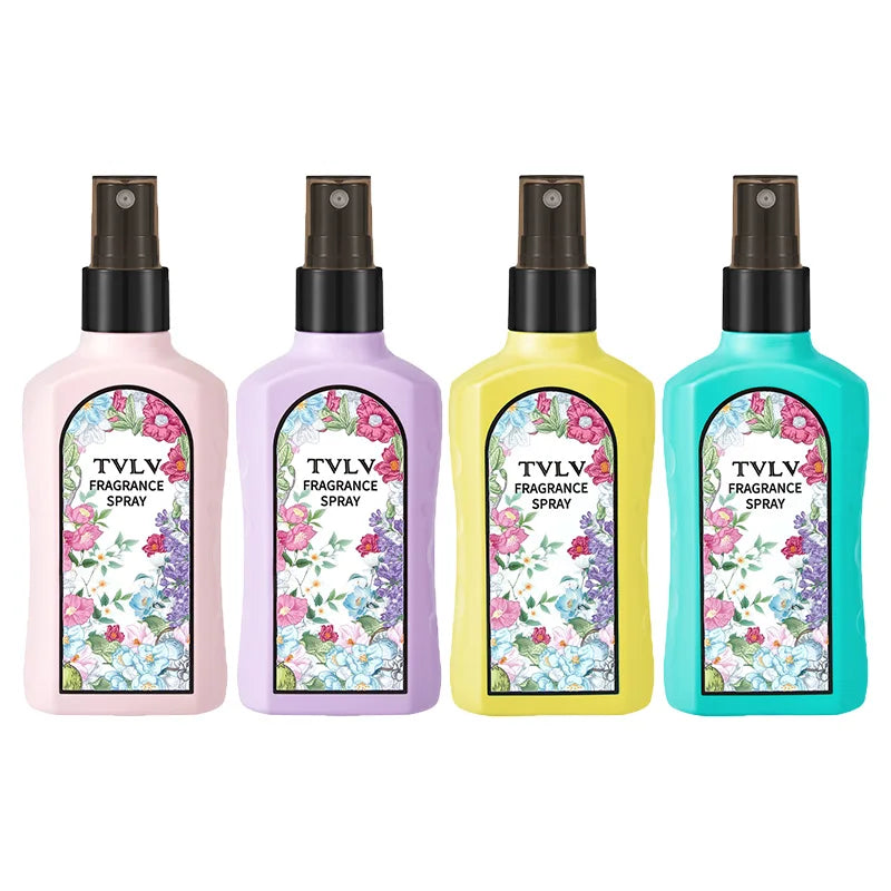 TVLV Jasmine Fragrance Spray 100ml – Alcohol-Free Floral Mist Fragrance Body Spray QXL