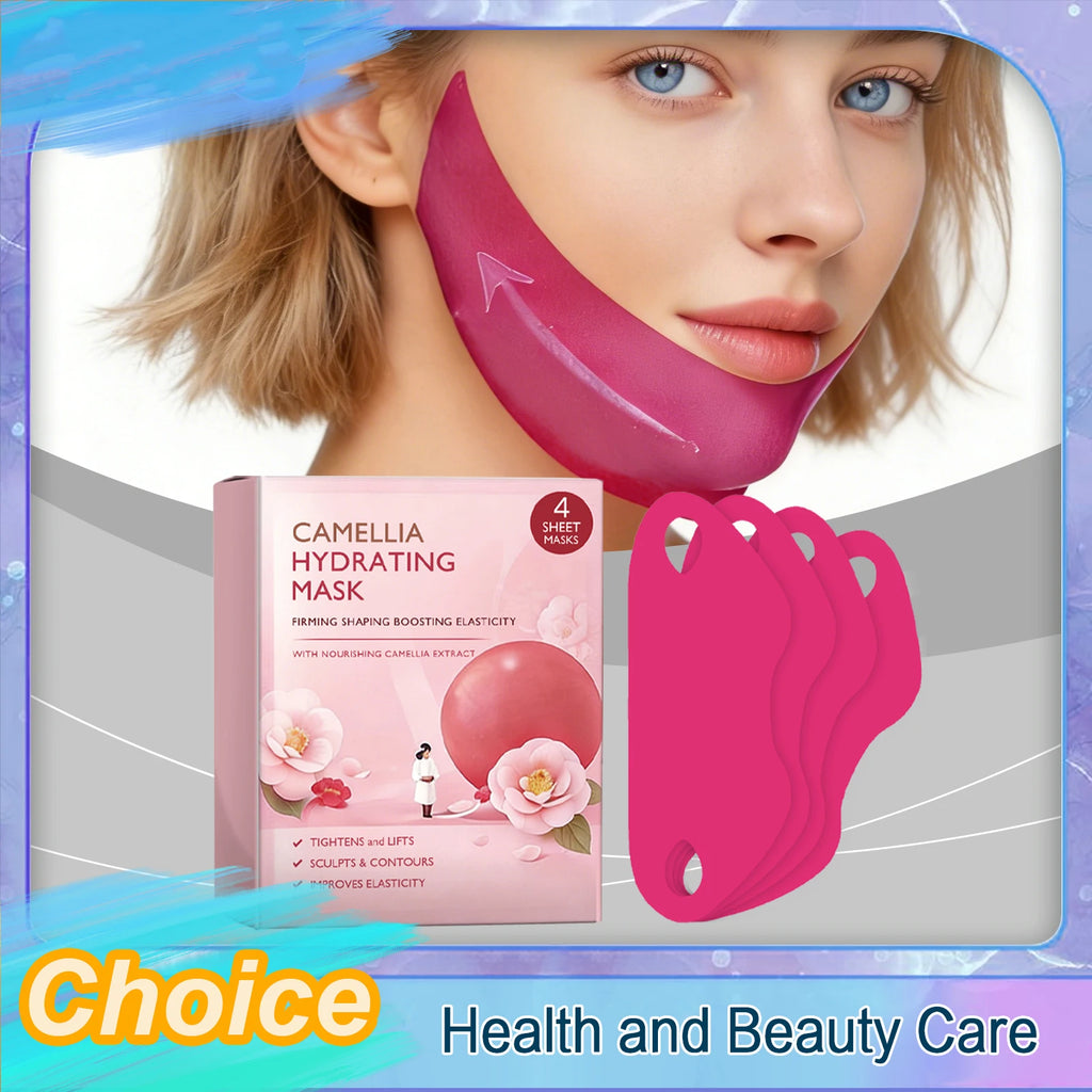 4-Pack V Line Face Lifting Mask | Chin Firming Strap Face Lifting Mask QXL