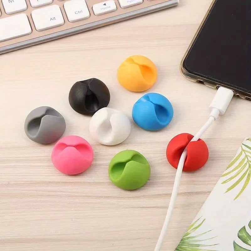 3-Pack Self-Adhesive Cable Management Cord Organizer Clips Cable Management Clips QXL