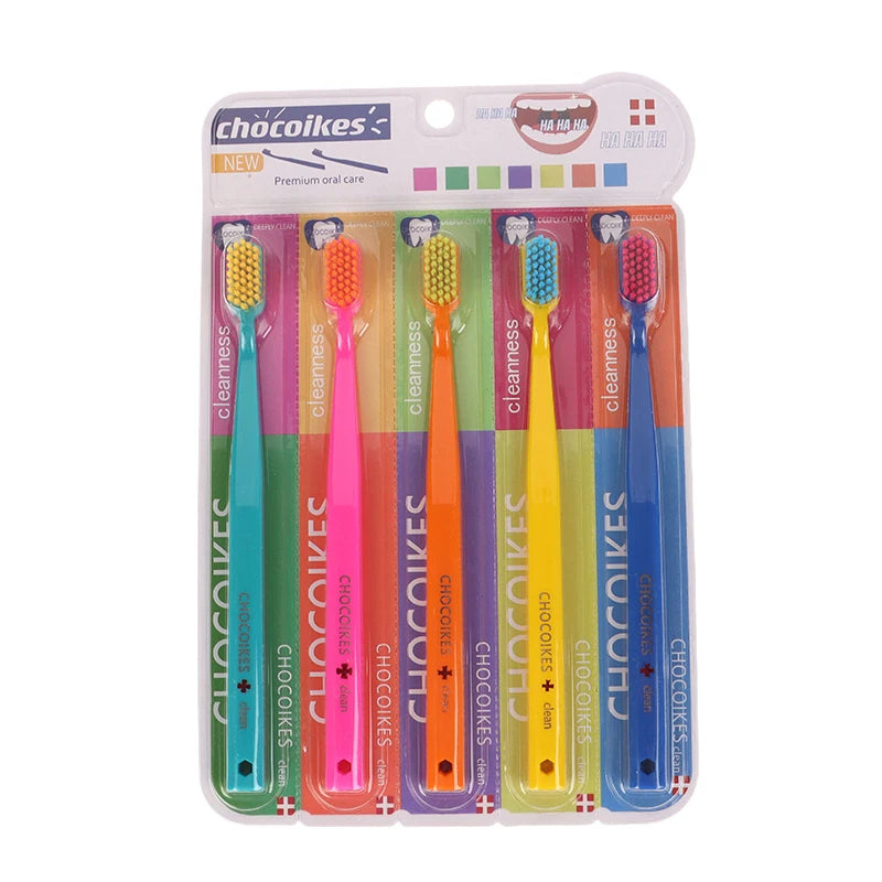 5-Pack Ultra Soft Orthodontic Toothbrush Set | YOVIP Soft Toothbrush Set QXL