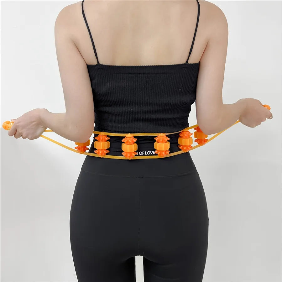 Pull-Back Strap Ball Roller Massager | Back, Neck & Shoulders Ball Roller Massager QXL