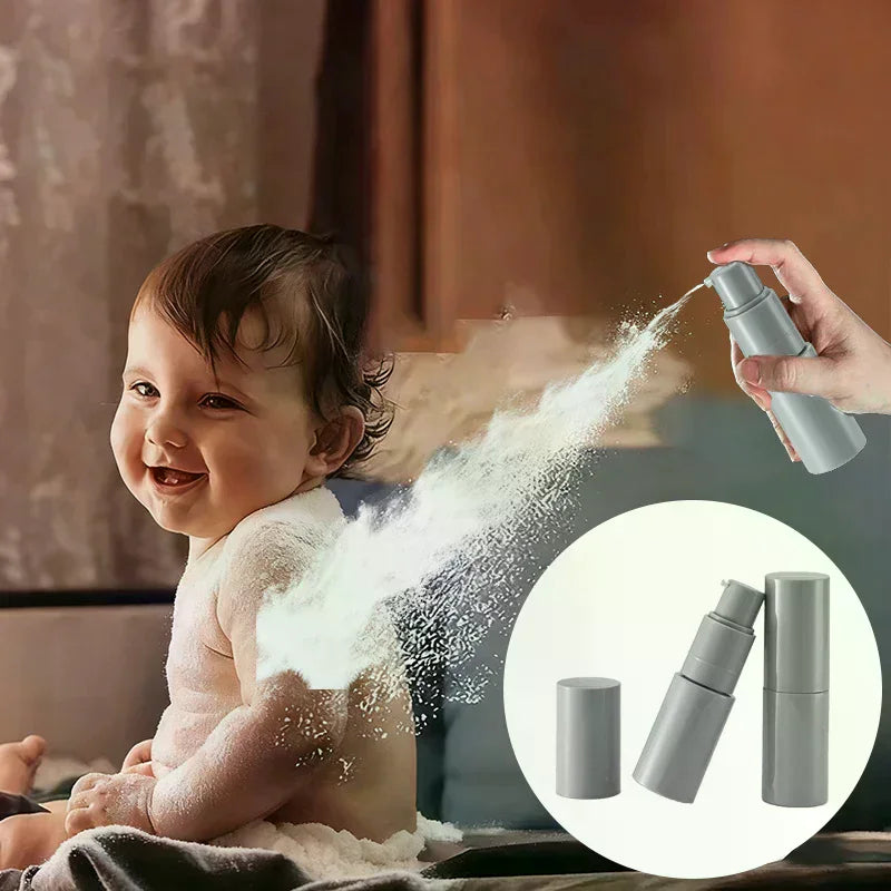 35ml Refillable Dry Powder Spray Bottle | Travel Atomizer Powder Spray Bottle QXL