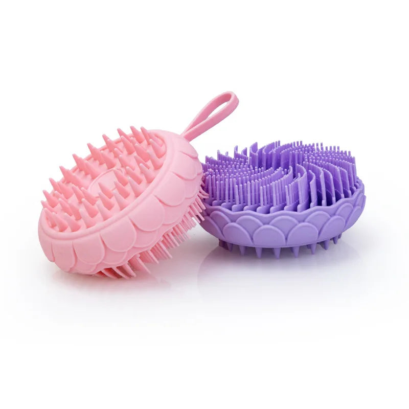 2-in-1 Silicone Body Scrubber & Massage Brush – BPA-Free Silicone Body Scrubber QXL