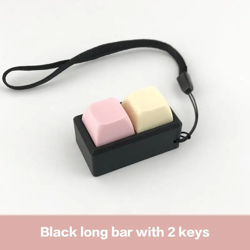 Keyboard Key Fidget Toy | 2, 3 & 4 Key Button Desk Toy Fidget Desk Toy QXL A1