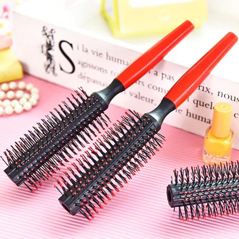 Spiral Round Brush Comb | Curling & Scalp Massager Hairbrush Round Curling Comb QXL
