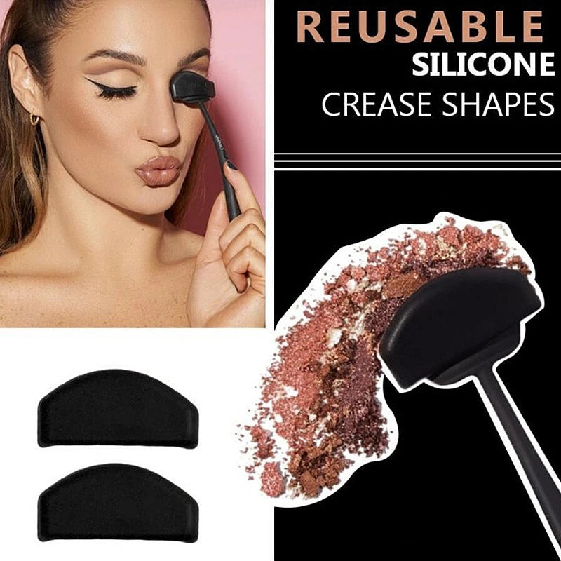6-in-1 Silicone Eyeshadow Stencils & Stamp Applicator Set Eyeshadow Stencil Set QXL
