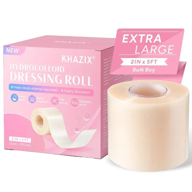 Hydrocolloid Dressing Roll 5cm x 150cm | Cut-to-Size Patches Hydrocolloid Dressing Roll QXL