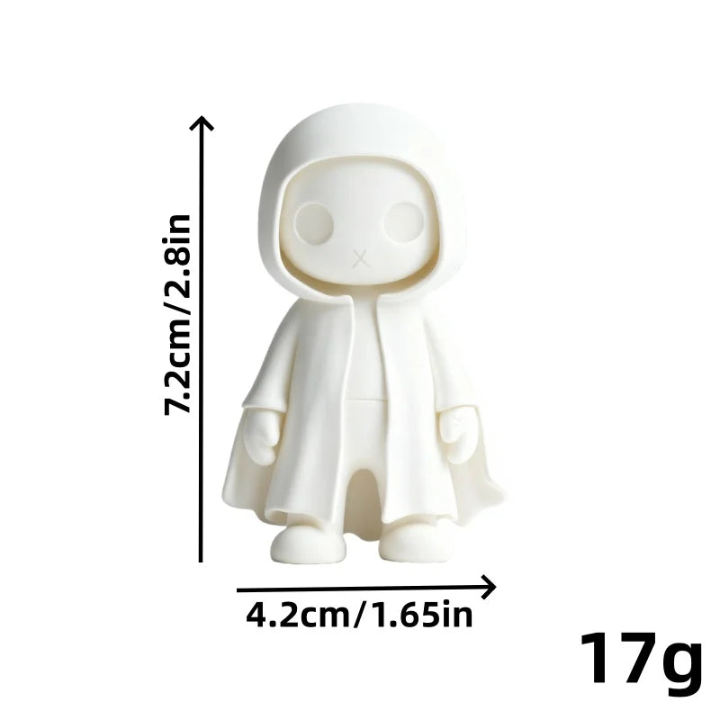 3D Printed Ghost Statue | Halloween Desk Decor & Horror Gift Collectible Figurine QXL