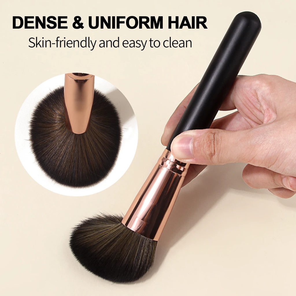 KOSSHOW Blush Brush | Soft Nylon & Wooden Handle Blush Makeup Brush QXL