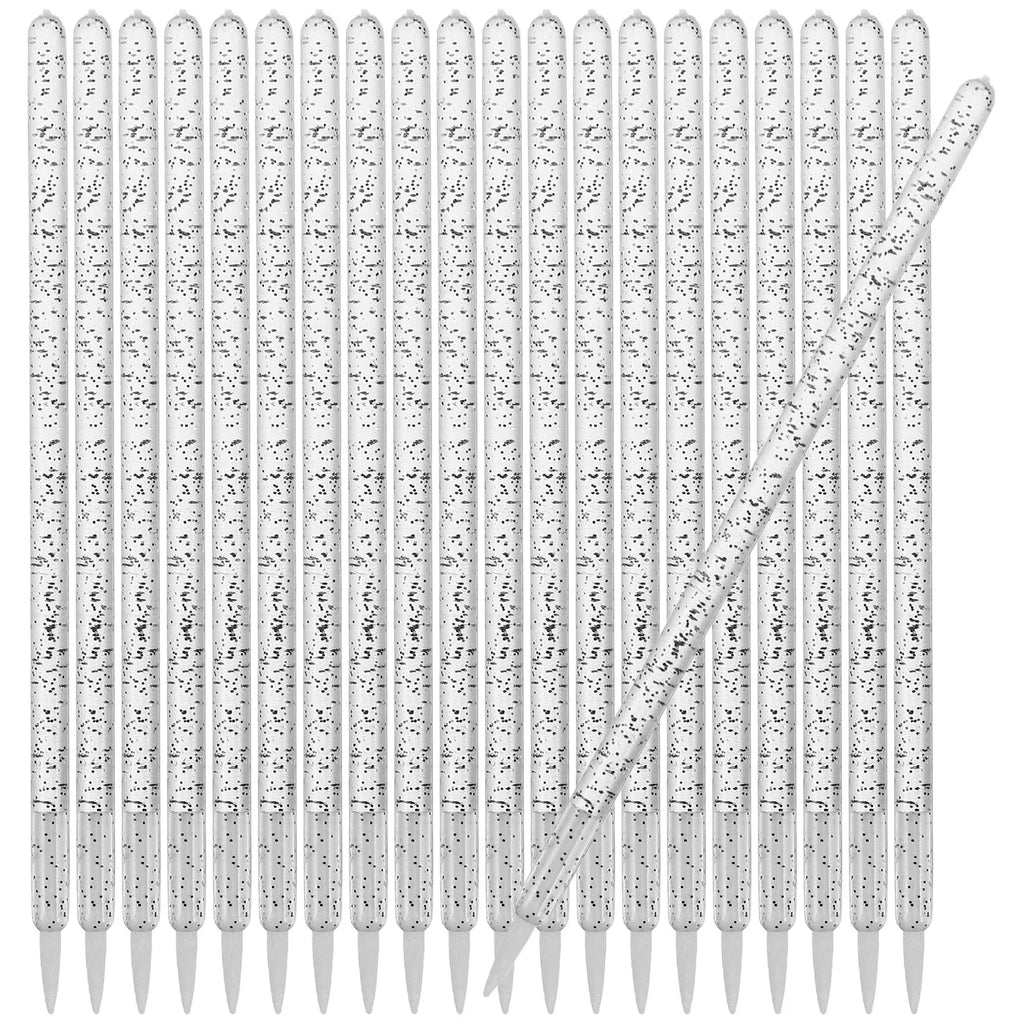 50-Pack Disposable Fine Point Eyeliner Brushes | Nylon Tip Disposable Makeup Brush QXL