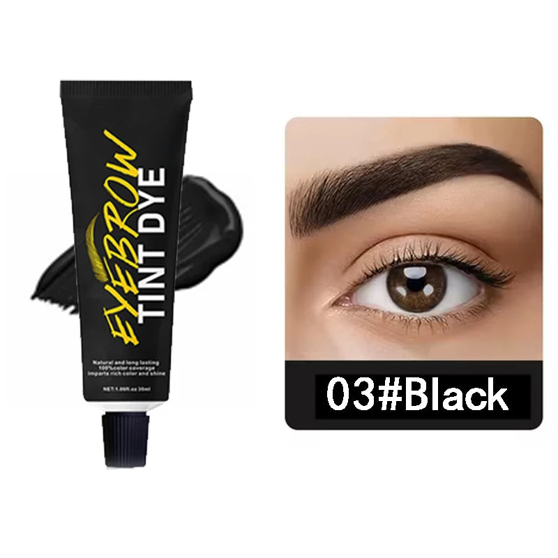 VERONNI Eyebrow & Lash Tint Kit – Black, Brown & Maroon Eyebrow Tint Kit QXL 03