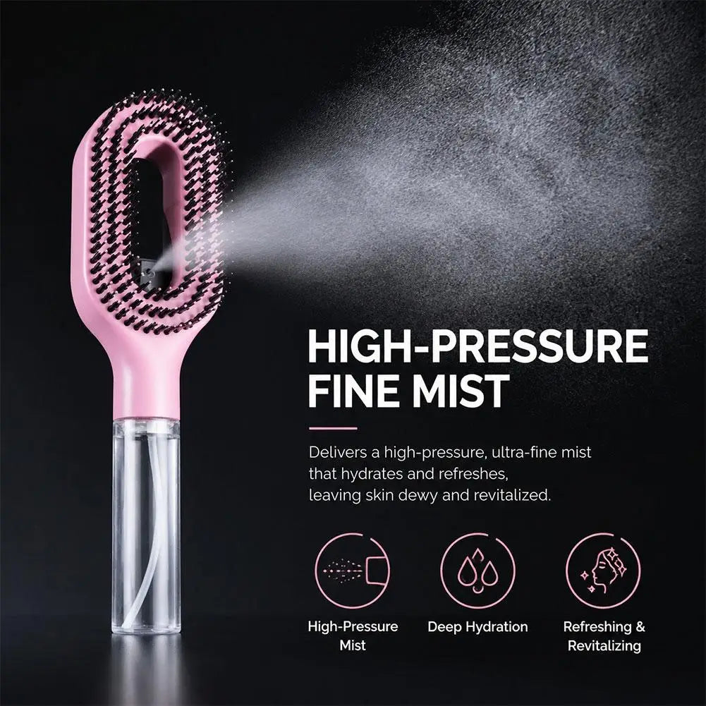 2-in-1 Spray Bottle Comb | Anti-Static Hair Styling Tool Spray Bottle Comb QXL
