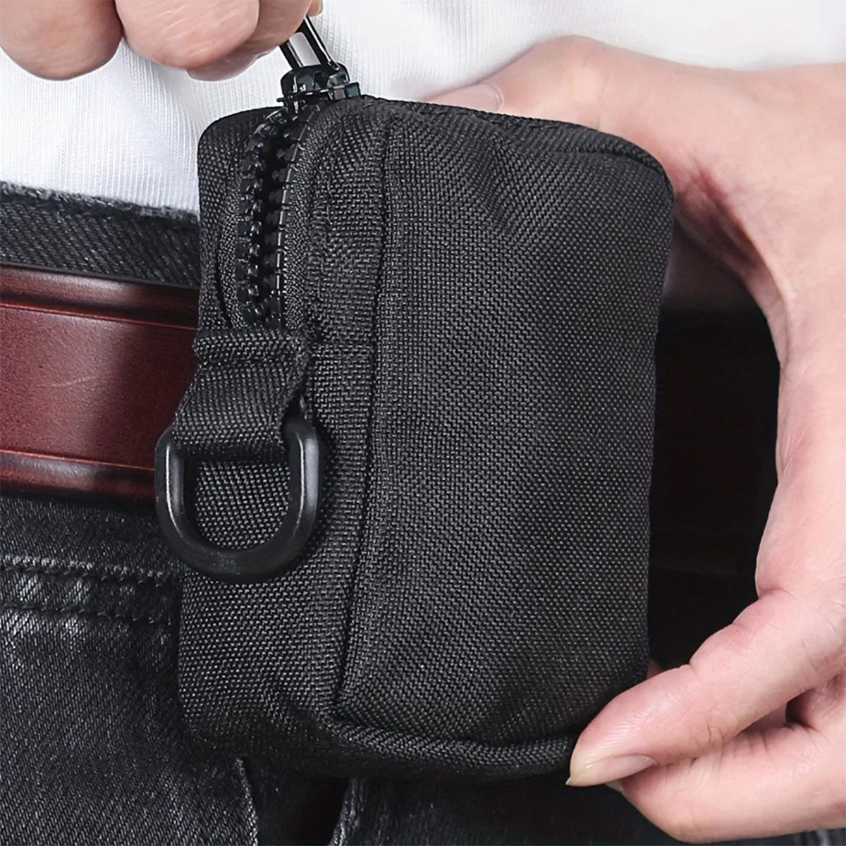 Tactical Mini Waist Pouch – EDC Belt Bag for Hiking Tactical Belt Bag QXL