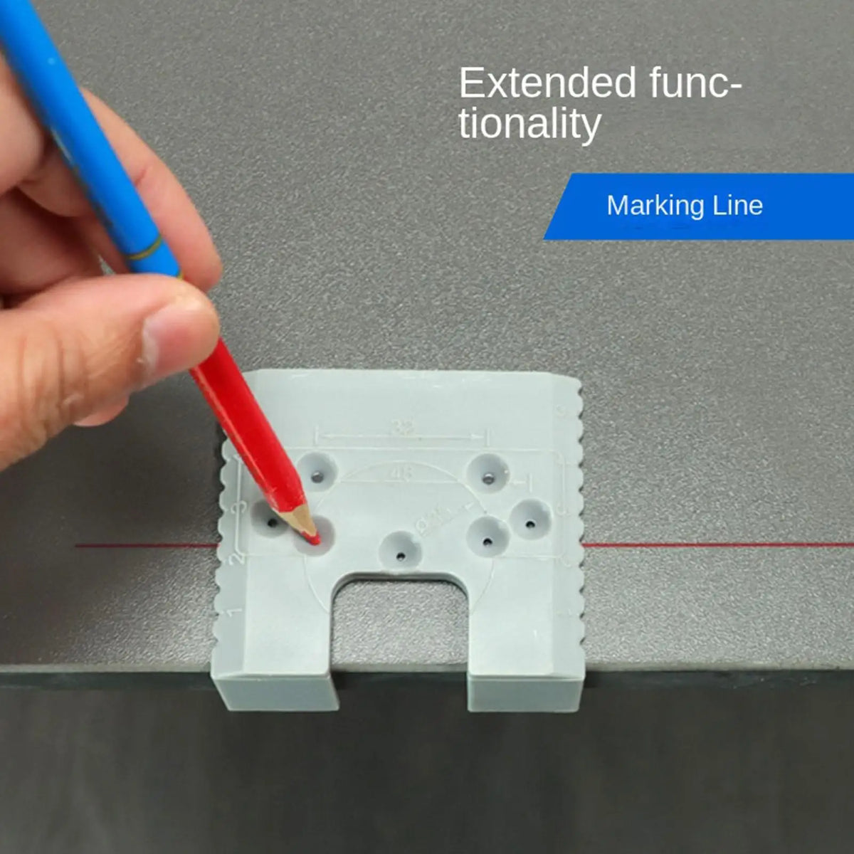 Door Hinge Jig Installation Template | Magnetic ABS Drill Guide Hinge Installation Jig QXL